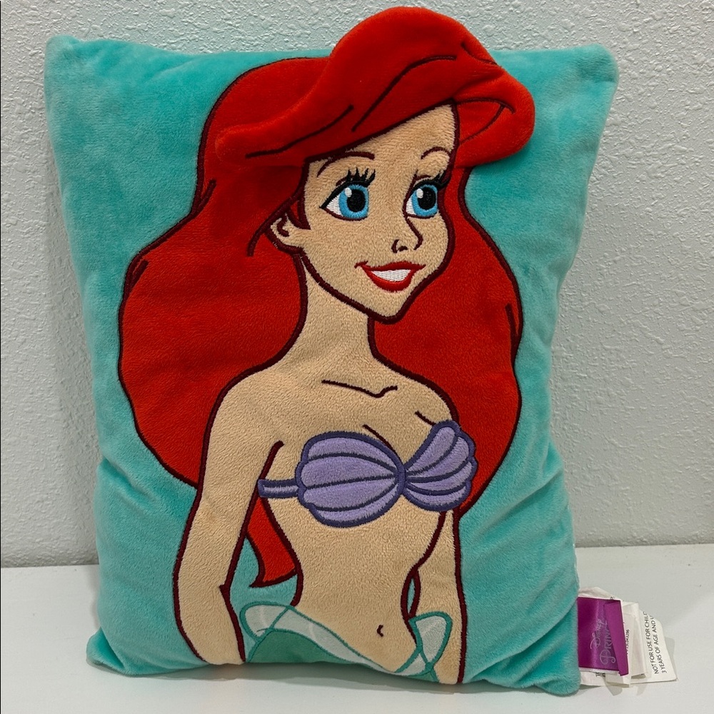 Disney Princess The Little Mermaid 3-D Ariel Plush Snuggle Pillow